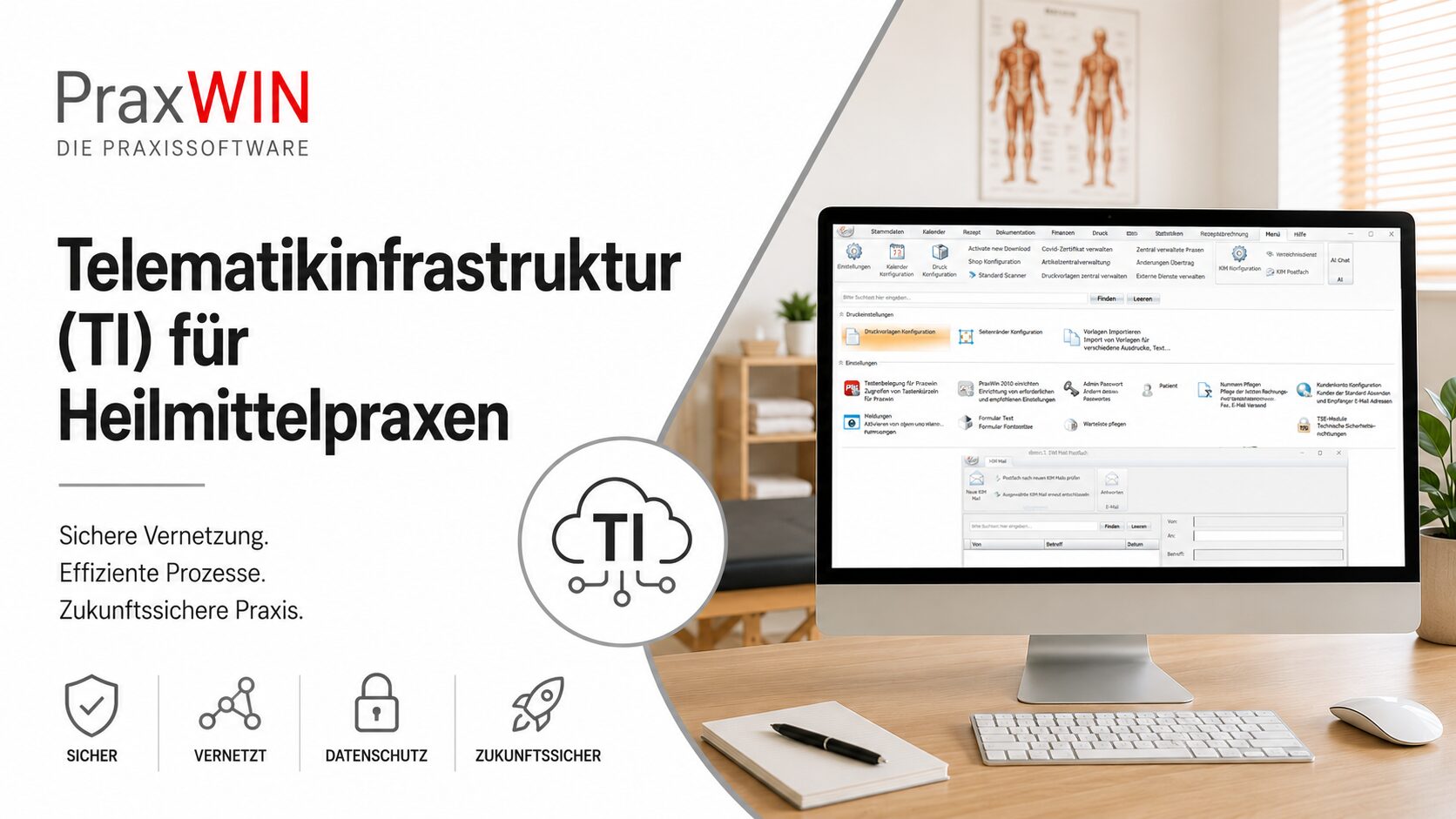Telematikinfrastruktur (TI) für Heilmittelpraxen